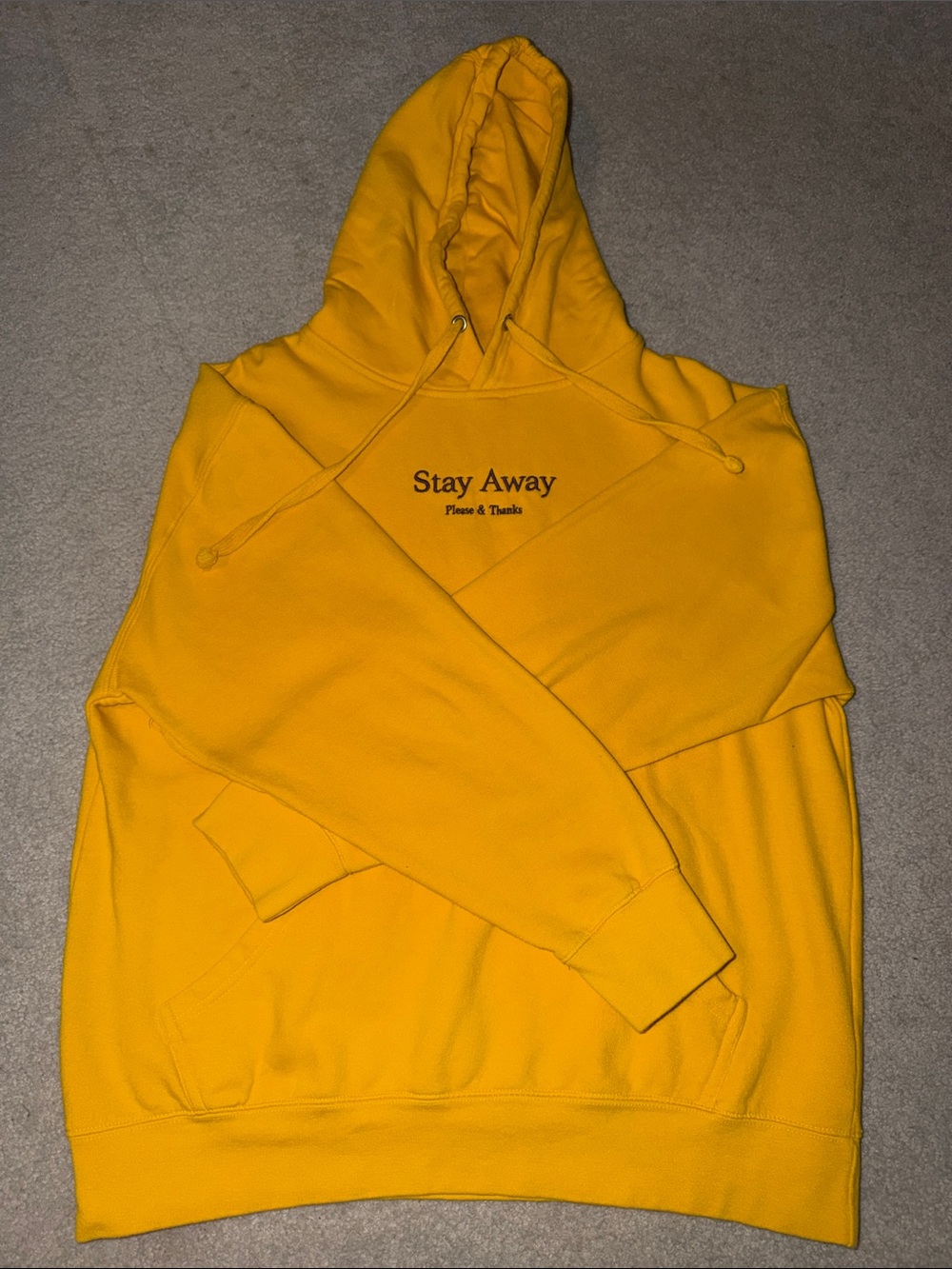 Men’s Yellow Custom Hoodie